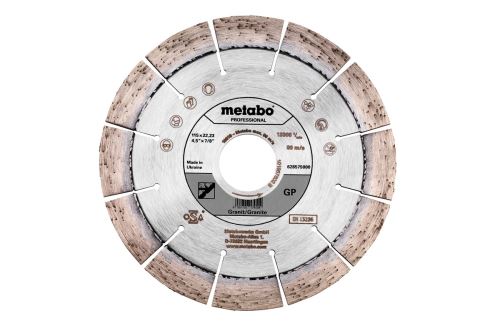 METABO Dijamantna rezna ploča Dia-TS115x22,23 mm - CP, beton, profesionalna 628575000