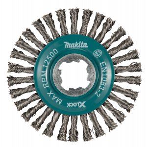 MAKITA čelična žica disk četka-valovita žica promjera 0,5 mm X-LOCK 115 mm D-73411