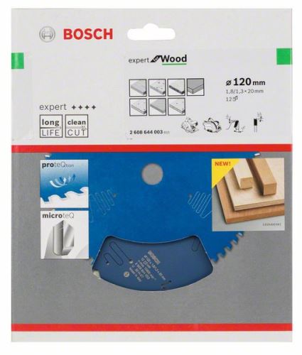 BOSCH List pile Expert for Wood 120 x 20 x 1,8 mm, 12 2608644003