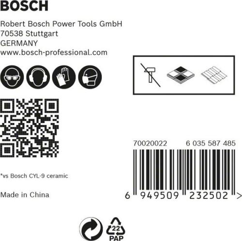 BOSCH EXPERT HEX-9 HardCeramic 5mm pakiranje 5kom 2608900598