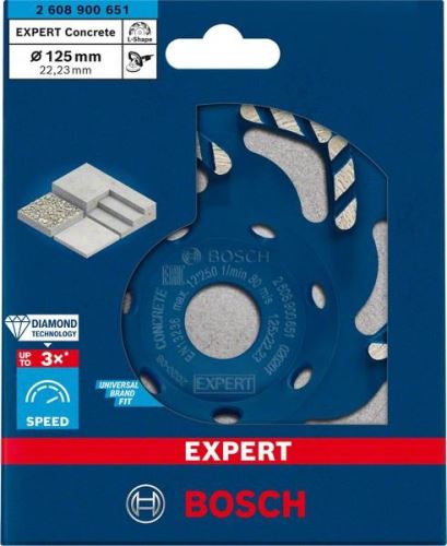 BOSCH EXPERT dijamantna ploča za lonac CONCRETE 125 mm 2608900651