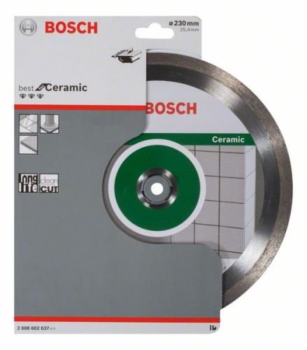 BOSCH Dijamantna rezna ploča Best for Ceramic 230 x 25,40 x 2,4 x 10 mm 2608602637