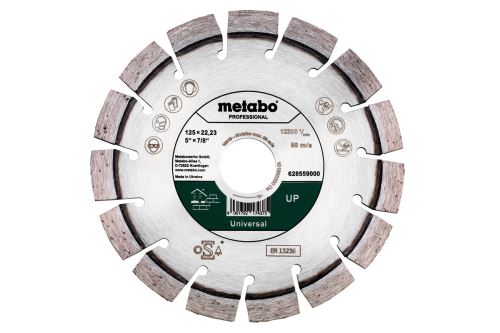 METABO Dijamantna rezna ploča Dia-TS 125x22,23 mm - UP, univerzalna, profesionalna 628559000